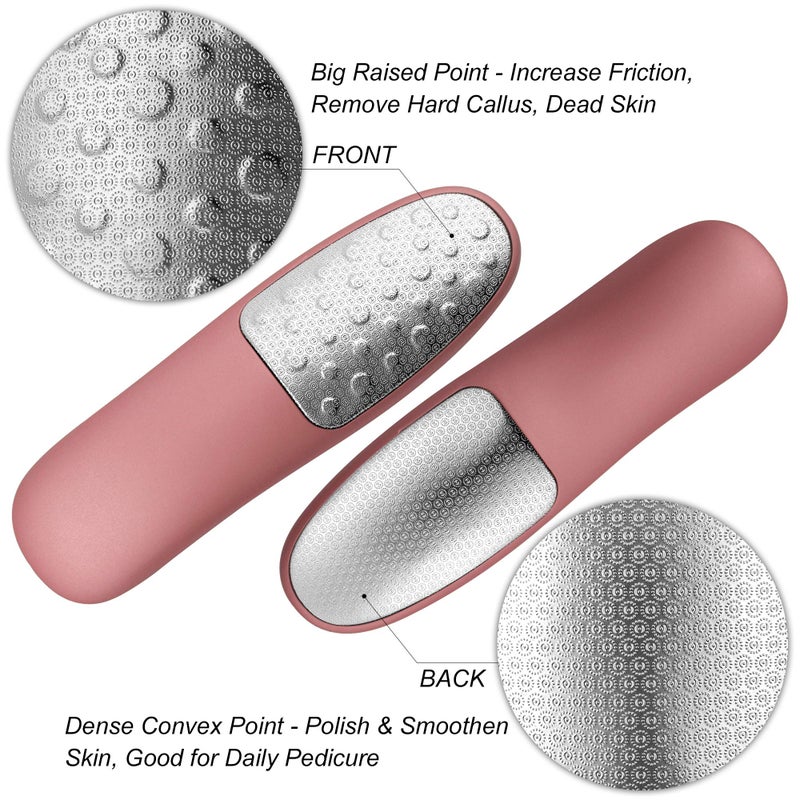 Weetiee Foot Scrubber with Stand, Never-Cut-Your-Feet Foot File Callus Remover - Safe to Use | Comfortable Foot Scraper Feet Scrubber Dead Skin Remover, Best Home Pedicure Foot Care Tool, Used on Wet/Dry Feet - Image 3